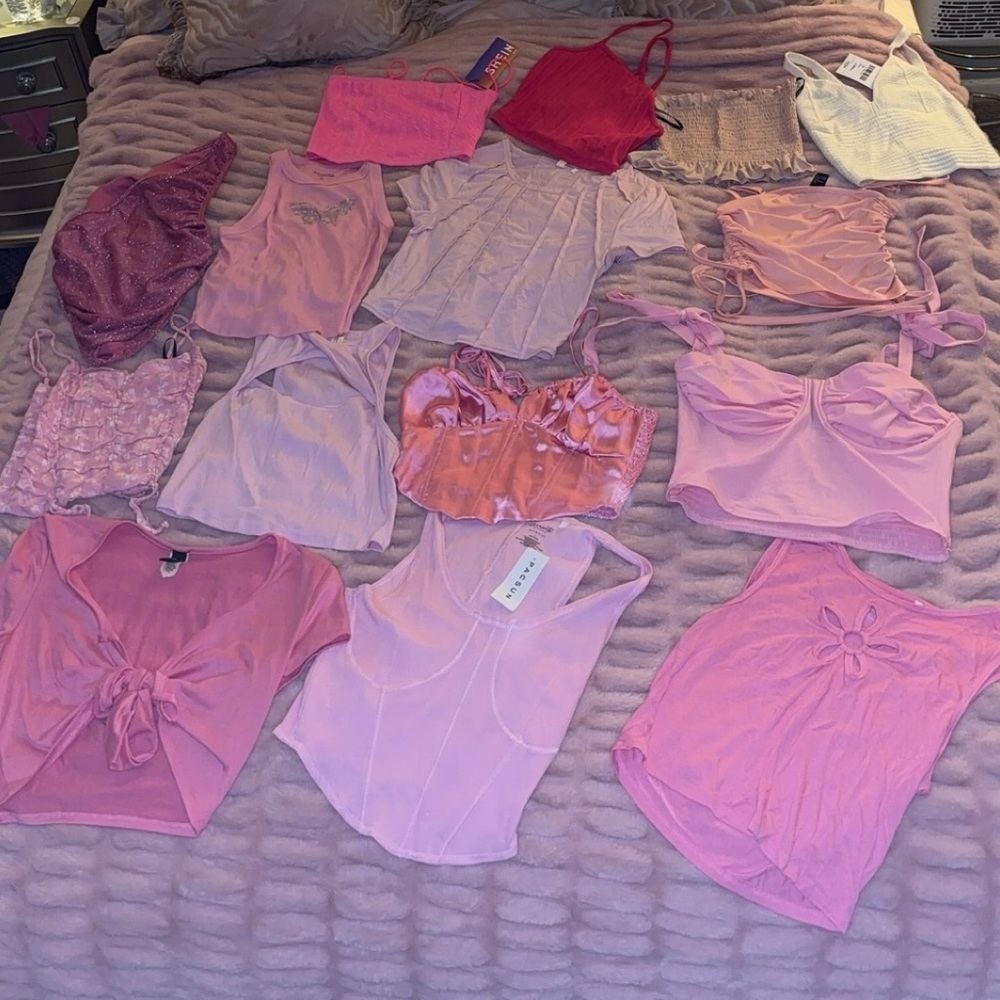 Pink tops